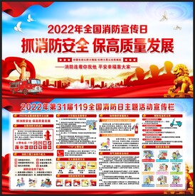 消防展板