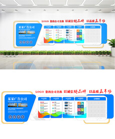公司企业文化墙