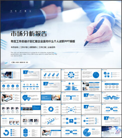 市场分析工作总结报告PPT