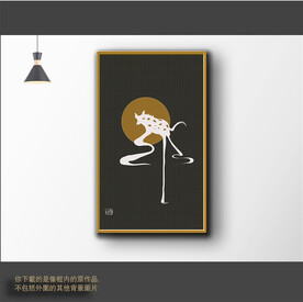 新中式简约抽象装饰画