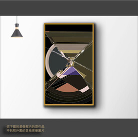 新中式简约抽象装饰画