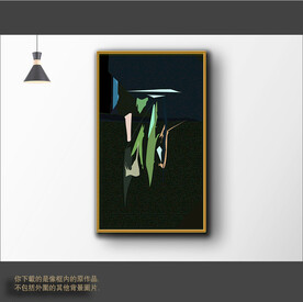 新中式简约抽象装饰画