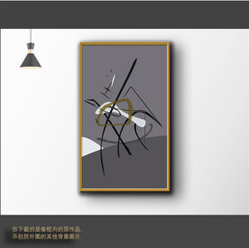 新中式简约抽象装饰画