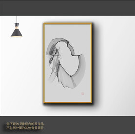 新中式简约抽象装饰画