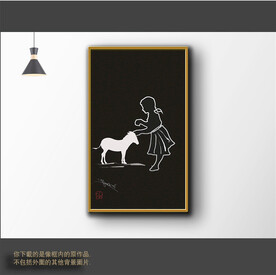 新中式简约抽象装饰画