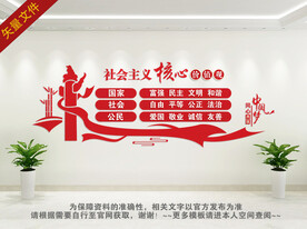 核心价值观文化墙