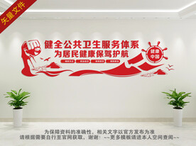 疾病健康文化墙