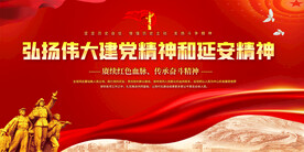 弘扬伟大建党精神展板