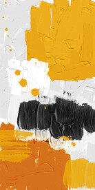 装饰画 抽象油墨画 彩绘