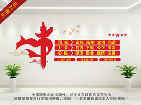 核心价值观文化墙