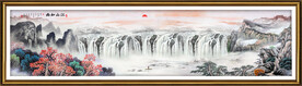 巨幅山水画