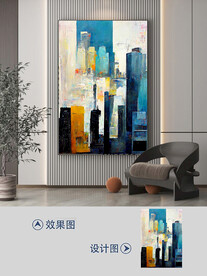 北欧简约现代轻奢抽象艺术装饰画