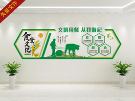 餐厅 食堂文化墙