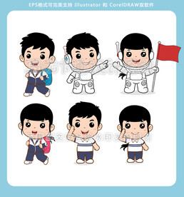 卡通学生梦想版