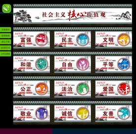 核心价值 墙绘/围挡