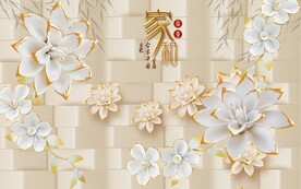 立体画电视背景画