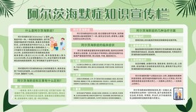 阿尔茨海默症宣传栏