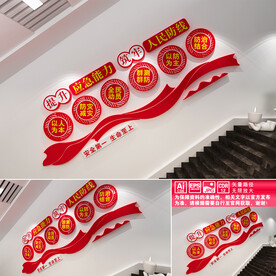 应急管理楼道文化墙