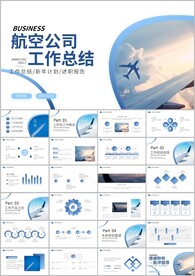 航空公司工作汇报PPT