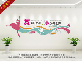 舞蹈文化墙