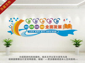 五育并举 校园文化墙