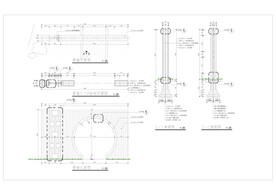 新中式镂空景墙月亮门月洞门景观
