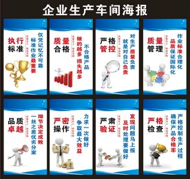 生产车间海报