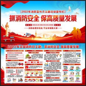消防展板