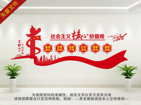 核心价值观文化墙