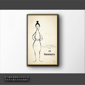 简笔抽象装饰画