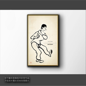 抽象简笔装饰画