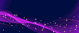 粒子紫色动感曲线舞台背景展板