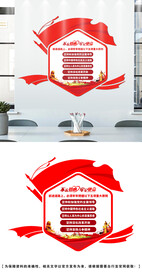 五项重大原则文化墙