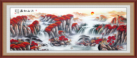 客厅山水画