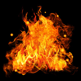 红色火焰火苗火花免抠元素