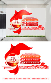 三个务必文化墙