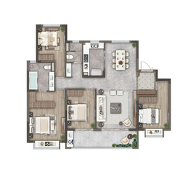 户型图 家配图 洋房图图片