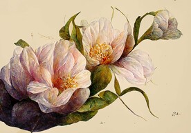 现代轻奢侘寂风复古花卉地毯