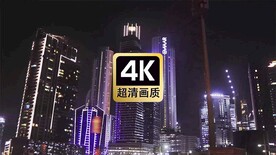 城市建筑群夜景