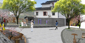 乡村运动广场效果图