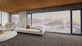 平开门场景效果图