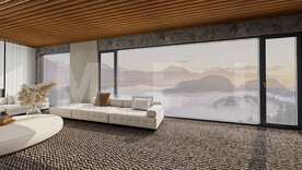 平开门场景效果图