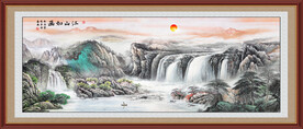 大厅山水画