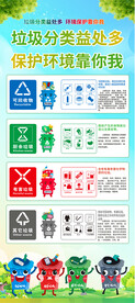 垃圾分类展架易拉宝