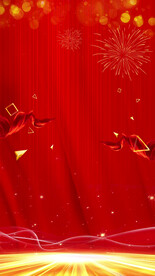 喜报红色粒子背景