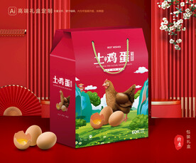 鸡蛋包装 土特产礼盒