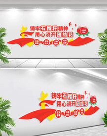 石榴籽精神文化墙