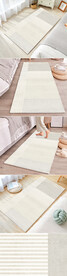 现代简约北欧轻奢几何床边毯地毯