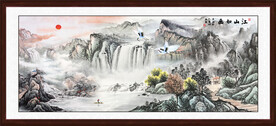 巨幅山水画