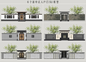 新中式入户大门